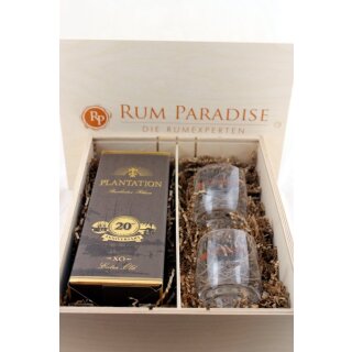 Rum Paradise Geschenkbox Plantation Rum Barbados Extra Old 20th