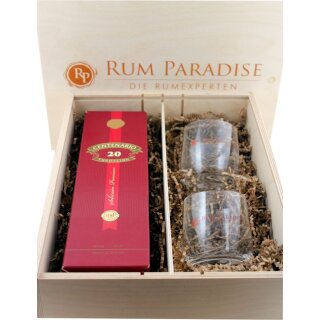 Rum Paradise Geschenkbox Centenario 20