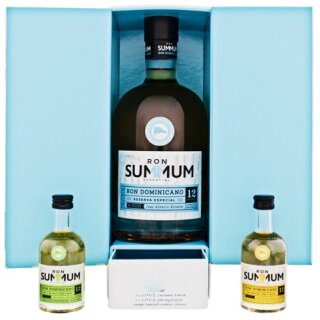 Summum 12 YO Reserva Especial + Miniatures 2x0,05L (Sauternes Finish+Malt Whisky Finish)