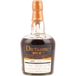 Dictador Best of 1979 Vintage Single Cask Rum