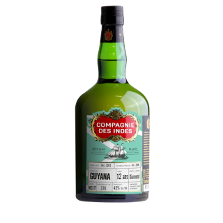 COMPAGNIE DES INDES Guyana 12YO Single Cask Rum - Tasting-Flasche 4cl