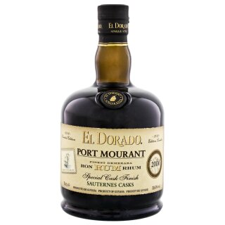El Dorado Rum Port Mourant 2000/2018 Sauternes Special Cask Finish