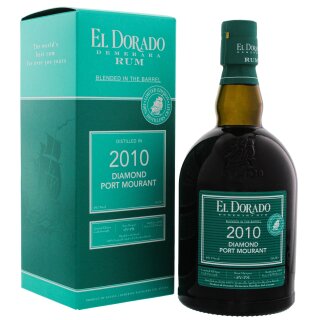 El Dorado Rum Blended in the Barrel 2010 Diamond Port Mourant Limited Edition