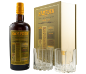 Hampden - Pure Single Jamaican Rum 46% mit Gläsern
