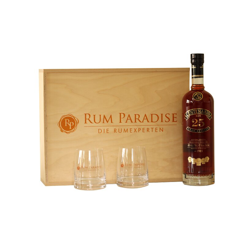 Rum Paradise Geschenkbox Ron Centenario 25 Anos | Rum Paradise