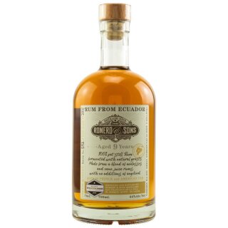Romero & Sons Rum 9 Y.O. - Limited Release
