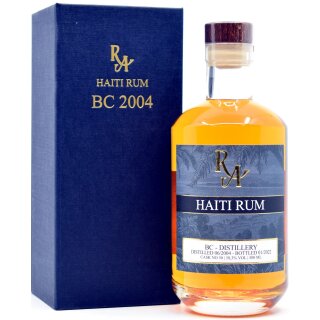 Rum Artesanal Haiti Rum BC 2004