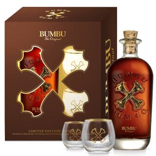 Bumbu The Original Rum + Gläser in GP