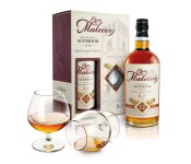 Malecon Rum Reserva Superior 12 Años mit Gläsern