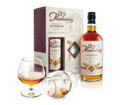 Malecon Rum Reserva Superior 12 A&ntilde;os mit Gl&auml;sern