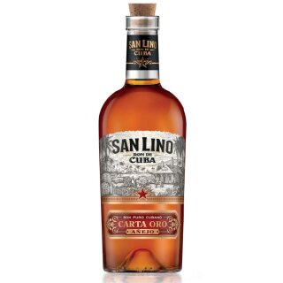 San Lino Carta Oro Añejo Rum - Tasting-Flasche 4CL