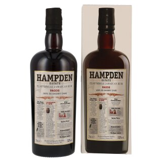 Hampden Pagos - 100% Sherry Cask - Pure Single Jamaican Rum